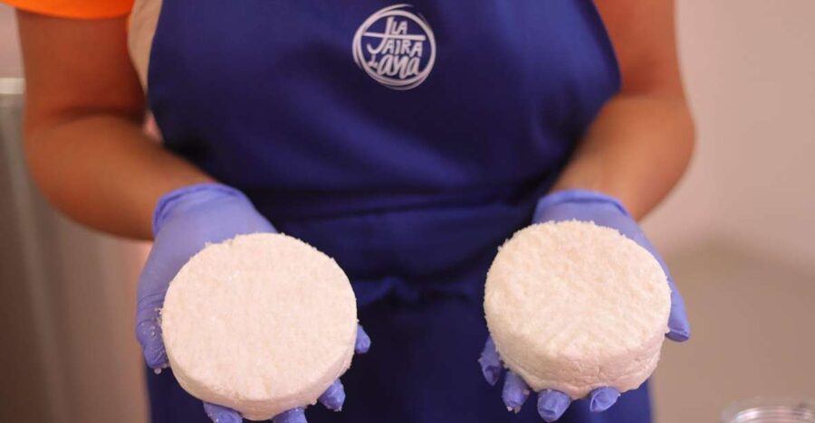Aguïmes : Cheese Making Workshop at la Jaira de Ana - Turning fresh goat milk into something you can take home