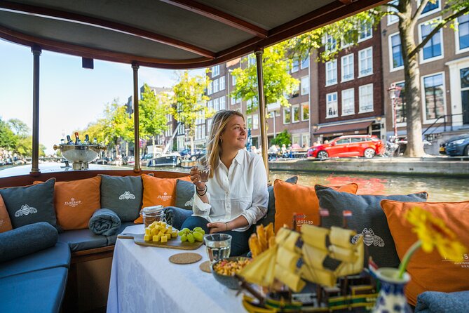 Amsterdam Canal Cruise with Cheese and Wine - From the Amstel to the Blauwbrug
