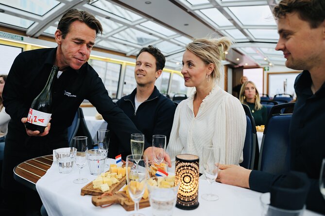 Amsterdam: Dutch Cheese and Wine Tasting Cruise - Magere Brug and the central-city views