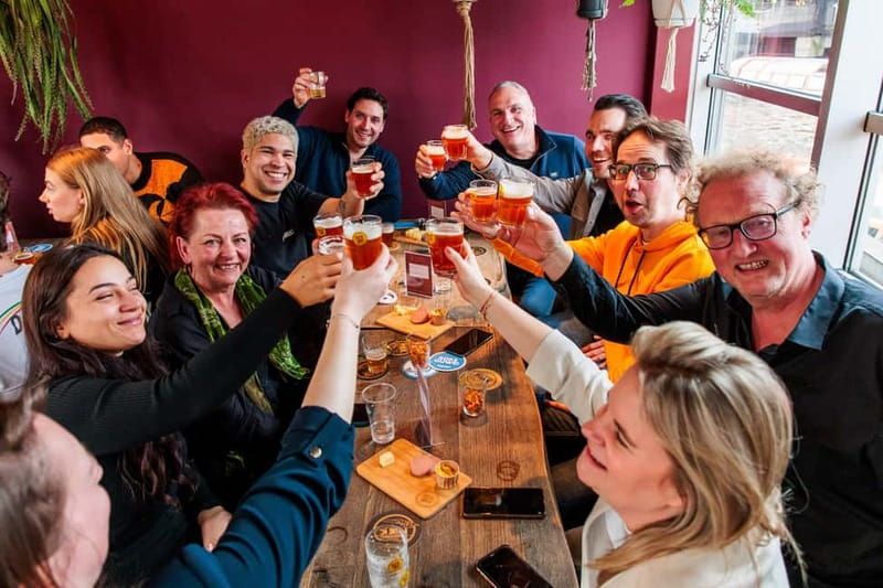 Amsterdam: Guided Craft Beer Tasting with cheese and snacks - Five mystery beers in one Amsterdam hour