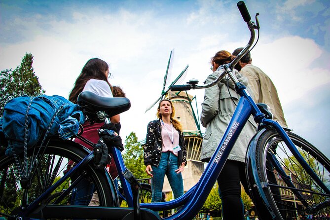 Amsterdam Small-Group Bike Tour With Canal Cruise, Drinks, Cheese - De Gooyer Windmill and ARTIS