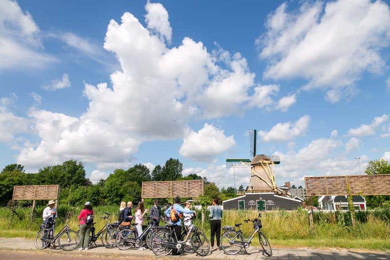 Amsterdam: Windmill, Cheese, and Countryside E-Bike Tour - From Amsterdam ferry docks to Waterland fields