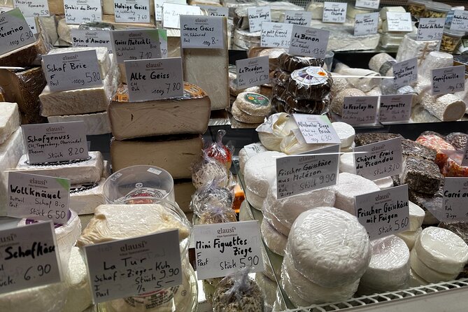 Basel Farmer's Market, Cheese, Chocolate & Pastry Tour - Cheese tasting with a sommelier