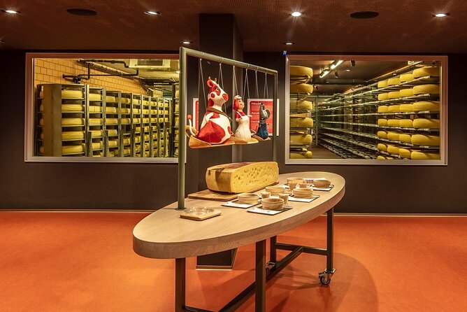 Bern Small-Group Day Trip from Lucerne With Emmental Dairy Visit - Emmentaler cheese at the show dairy
