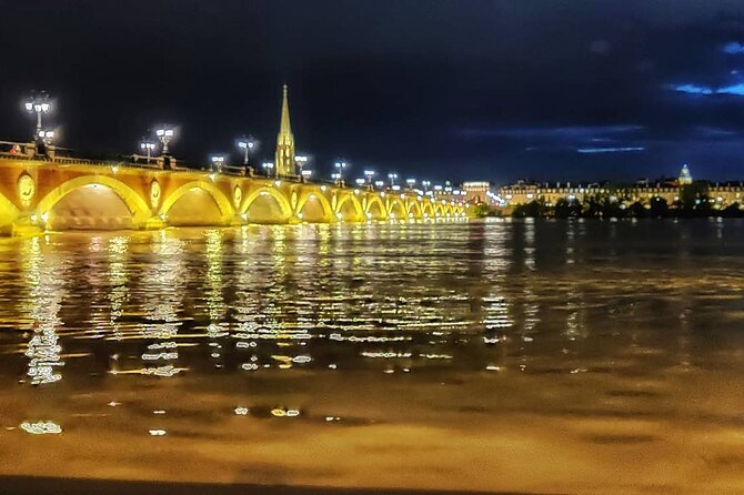 Bordeaux Night Walk Ending with Delicious wine & cheese Tasting - The Grosse Cloche and two clocks