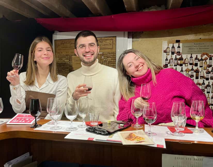 Bordeaux wines : tasting with 4 white wines and cheeses - Is $46 a fair price?