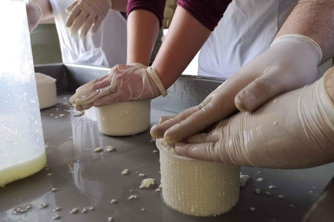 Cheese & ricotta making – Teramo (Abruzzo) Italy - Warm ricotta, pulled straight from the pot