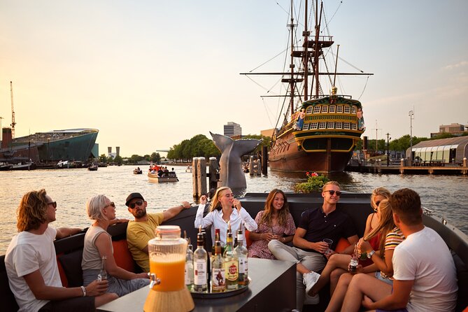 Classic Salonboat Tour in Amsterdam Including Cheese and Wine - The eastern canal belt and central sights