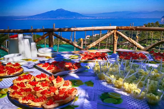 Discover Sorrento with food tasting and walking Tour - Giardini di Cataldo and the final tasting
