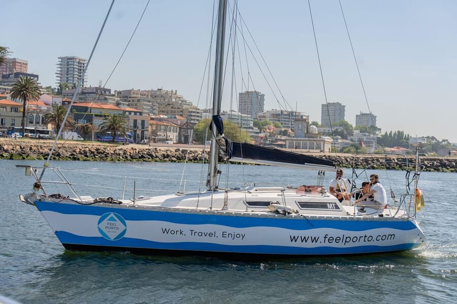 Douro River Cruise with Cheese & Tonic Porto in a Sailboat - Alfandega and Porto’s western riverfront