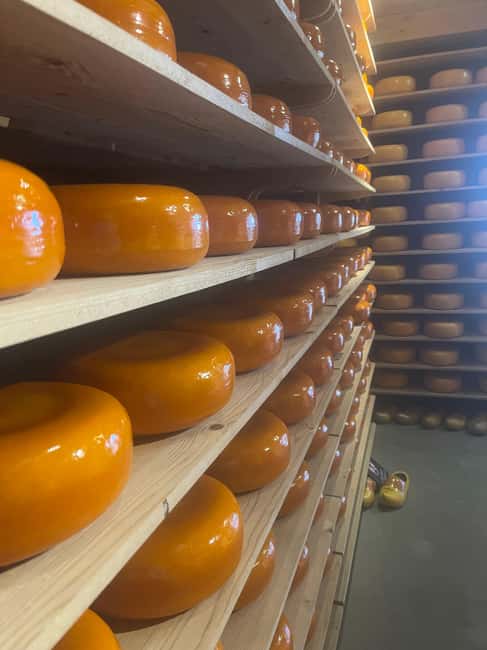 Dutch Countryside: , windmills, Villages, Cheese & Clogs - Volendam harbor, lunch, and the classic Dutch photo