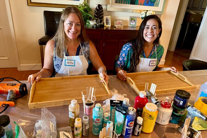 Epoxy Resin Cheese Board Art Class - The mini board is more than a free extra