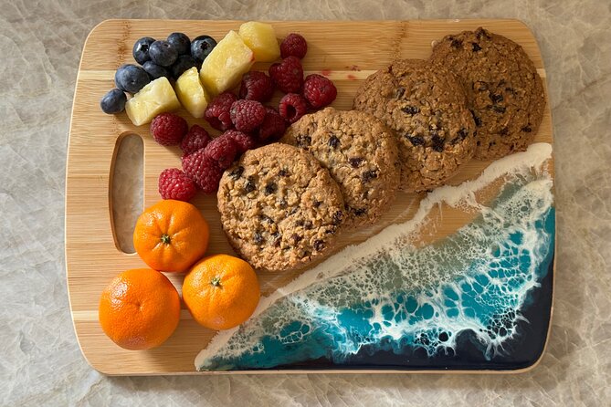 Epoxy Resin Cheese Board Art Class - Paia meeting point and the Ho’okipa listing