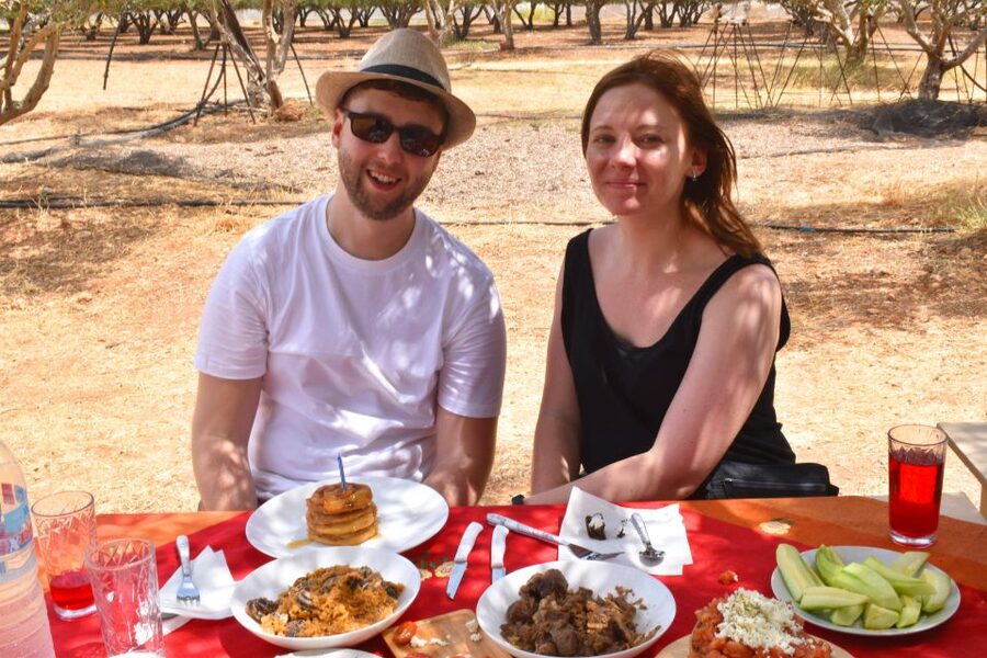 Farm Tour with Cheese-Making, Olive Oil Tasting & Picnic - Walking through the olive groves and greenhouses