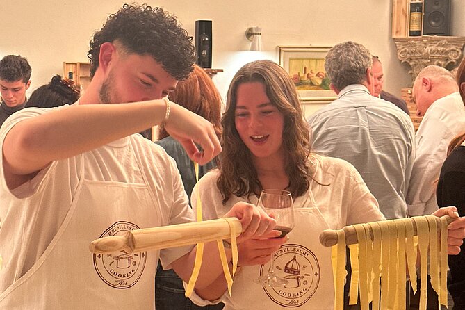 Florence: Flambé Cheese Wheel Truffle Pasta Class & Tiramisù - Fresh pasta takes center stage in Via de Bardi