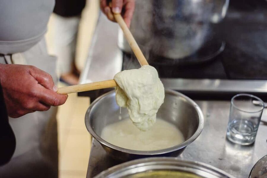 Florence: Mozzarella Making Workshop with Wine Tasting - A generous tasting with Tuscan wine