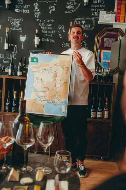 French wine & Champagne & cheese tasting - back on GYG! - Inside Secret Wine Door in the 15th arrondissement