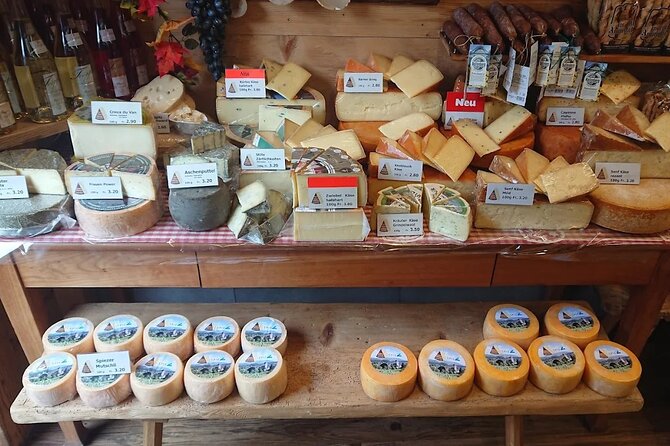 From Basel: Thun Tour, Beatus Caves, Lake Cruise & Cheese - Train, boat, bus, and timing