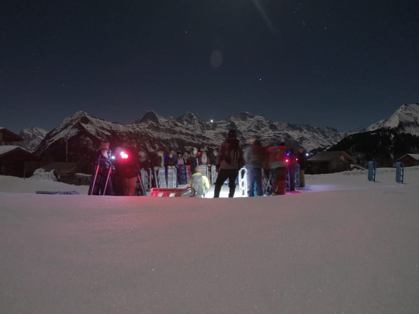 From Interlaken: Night Sledding with Cheese Fondue Dinner - Why the guide and group setup matter
