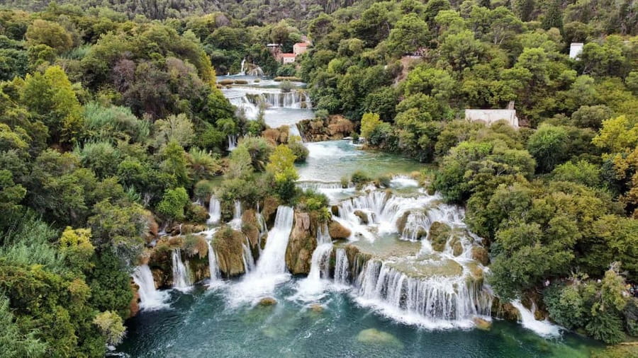 From Split: Krka Waterfalls with Wine & Cheese Tasting Tour - Wine, cheese, and olive oil at Sladić winery