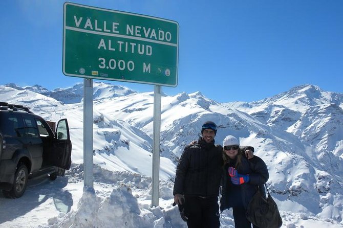 Half Day Private Trip to Valle Nevado with Cheese and Wine Carbon Neutral trip - Leaving Santiago for the Andes