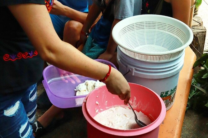 Hands-on Mexican Farm Experience: from Cow to Cheese - Pressing tortillas by hand