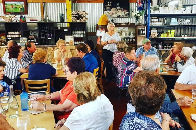 HUNTER VALLEY CHEESEBOARD TASTING - select your favourite cheeses - Watching cheese being made through the windows