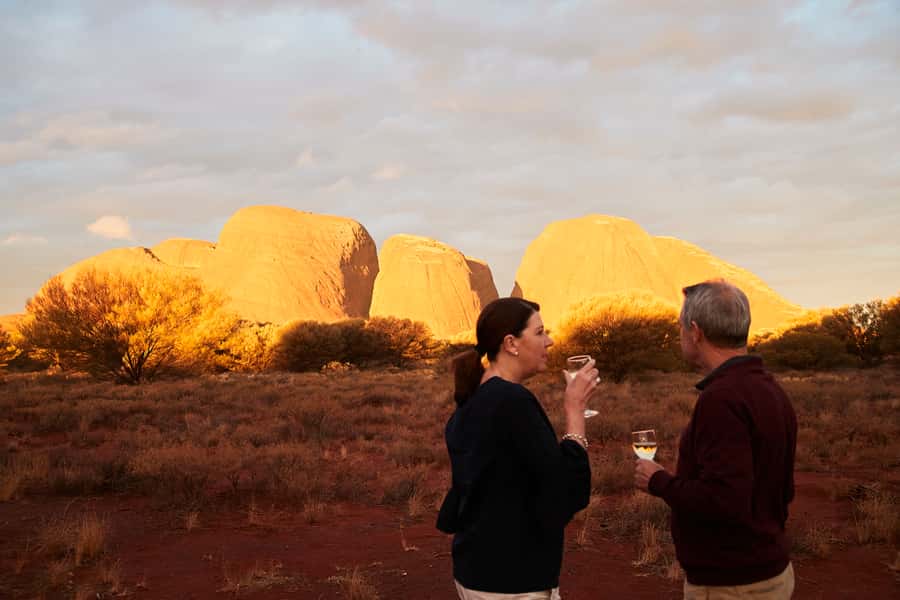 Kata Tjuṯa Sunset Tour with Sparkling Wine and Cheeseboard - Value at $119 per person