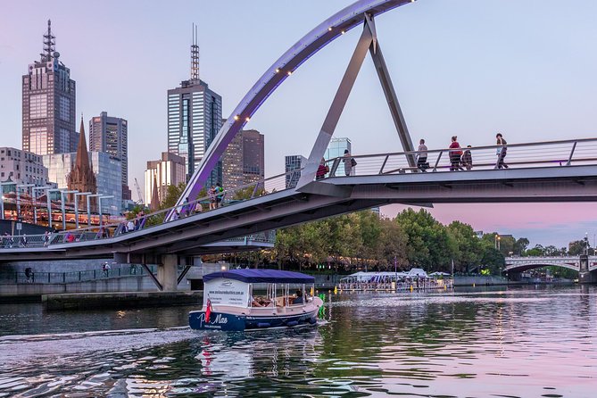 Luxury Private 90min Wine and Cheese Yarra River Cruise - Leaving Docklands for a quieter side of Melbourne