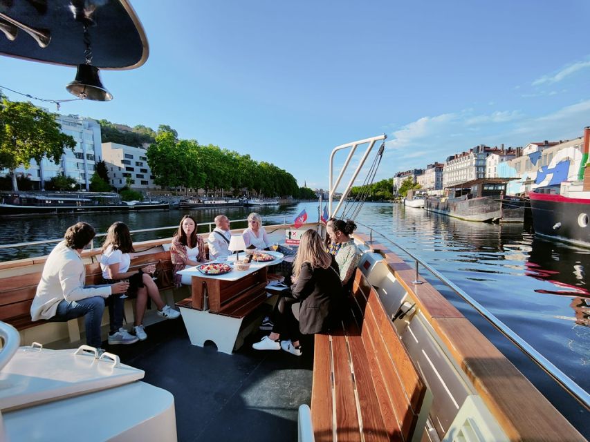 Lyon: City Cruise with Charcuterie, Cheese, and Wine - Looking up at the Croix-Rousse slopes