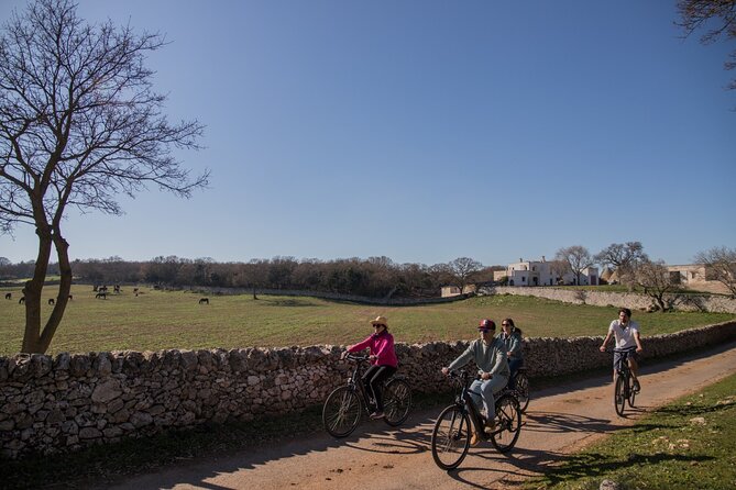 Martina Franca e-Bike tour . Visit a breeding and a dairy farm - Visiting the Dairy Farm and Tasting Cheese