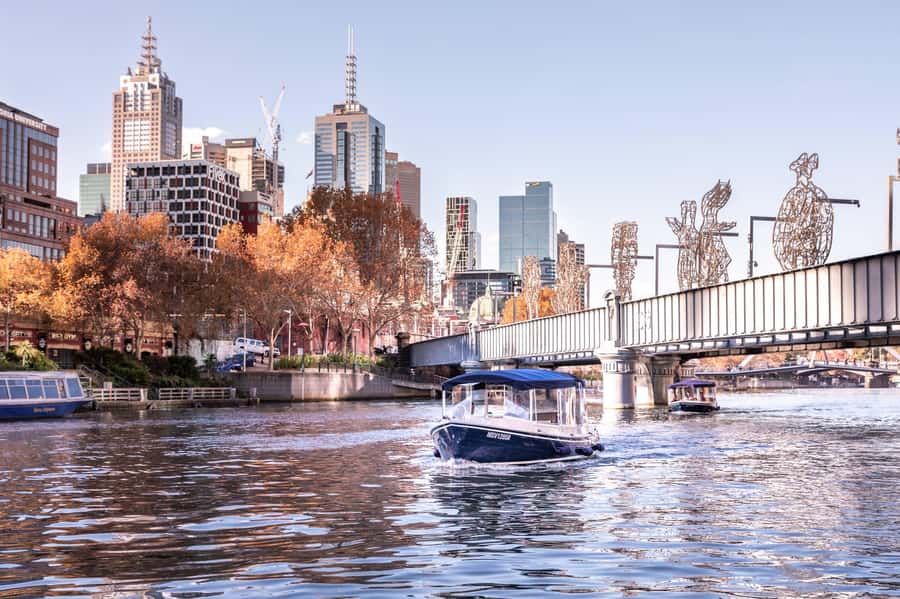 Melbourne: Private Yarra River Cruise w/ Cheese & Wine - A Quiet Start From Docklands