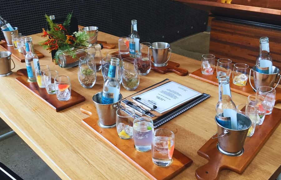 Melbourne: Yarra Valley Wine, Choc, Farm Fresh, Gin Tour - Choosing between Stag Lane and Four Pillars gin