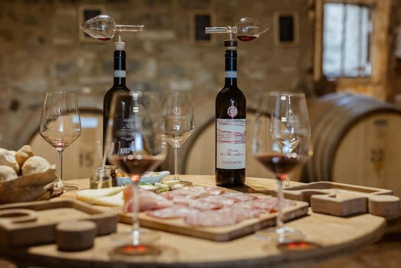 MONTALCINO : Wine Tasting with Tuscan Cold Cuts and Cheese - The barrel tasting is the most unusual part