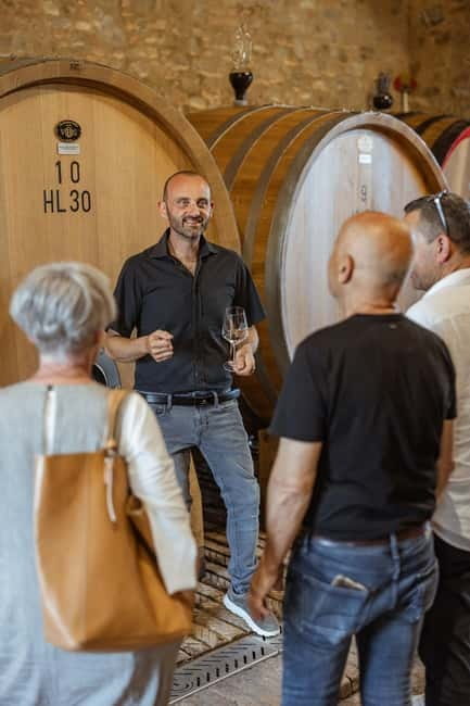 MONTALCINO : Wine Tasting with Tuscan Cold Cuts and Cheese - Starting with the vineyard and Montalcino scenery