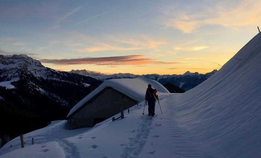 Montreux: Snowshoe Trek with Fondue and Wine - Key points