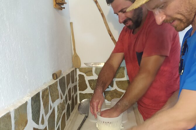 Naxos Farm Experience and cheese making - Learning the Old Kefalotiri Method