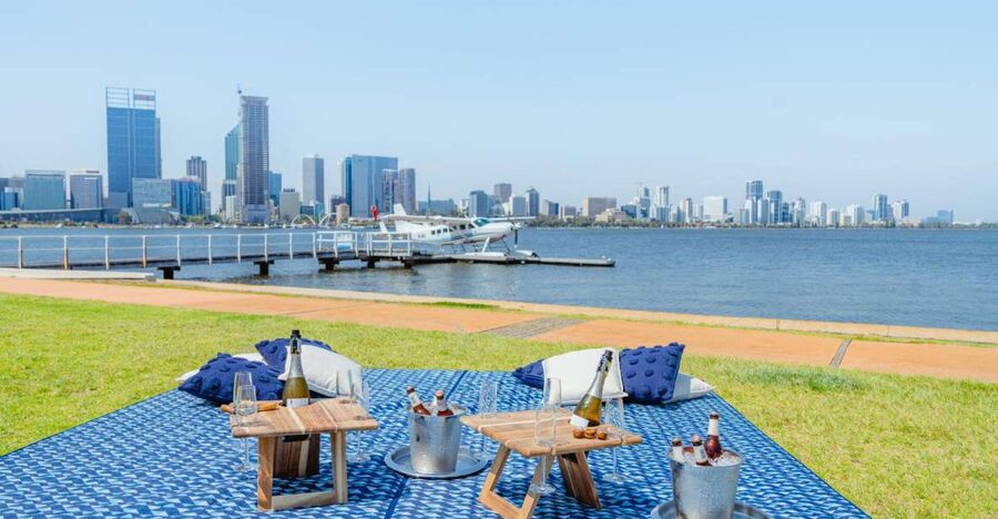 Perth: Scenic Seaplane Tour with Cheese Board & Champagne - A riverside start at Queen Street Jetty