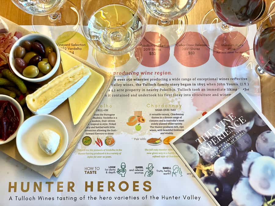 Pokolbin: Tulloch Hunter Heroes Wine Tasting & Cheese Board - Tulloch Wines and the story behind the cellar door