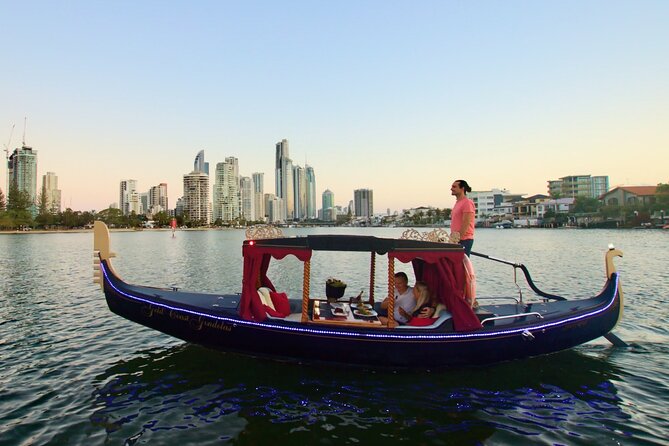 Private, luxury Gold Coast Gondola cruise with cheese & wine - Key details at a glance