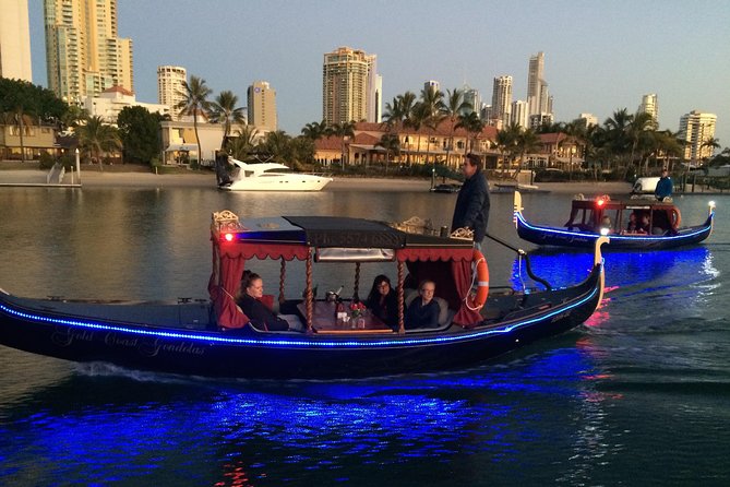 Private, luxury Gold Coast Gondola cruise with cheese & wine - Settling into the private gondola