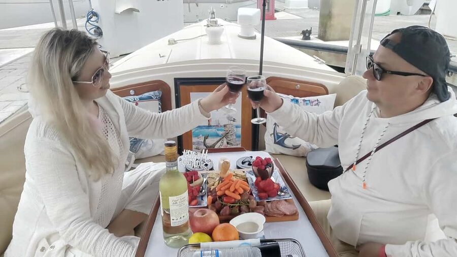 Romantic Boat Cruise with Wine & Cheese or Surprise Dinner - A quiet cruise through Marina del Rey