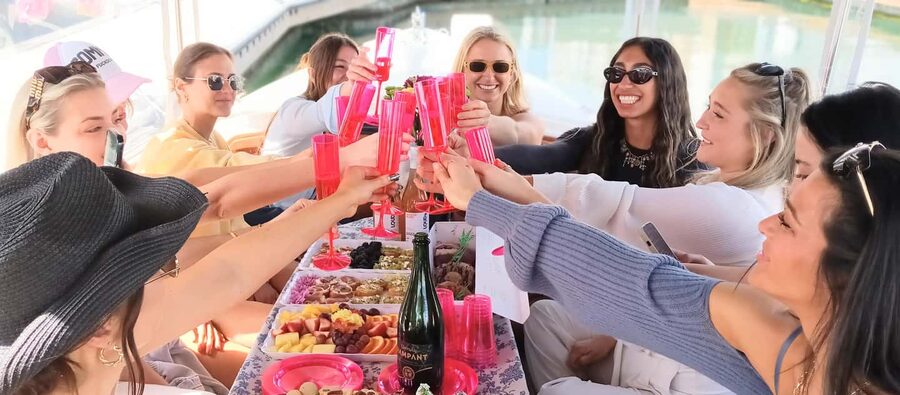 Romantic Boat Cruise with Wine & Cheese or Surprise Dinner - Wine, music, and the food choices