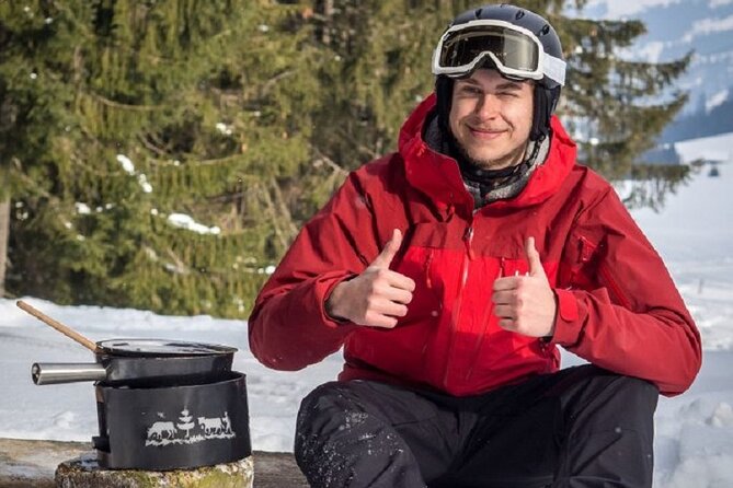 Sledding Cheese Fondue, Chocolate - What Weronika adds to the outing
