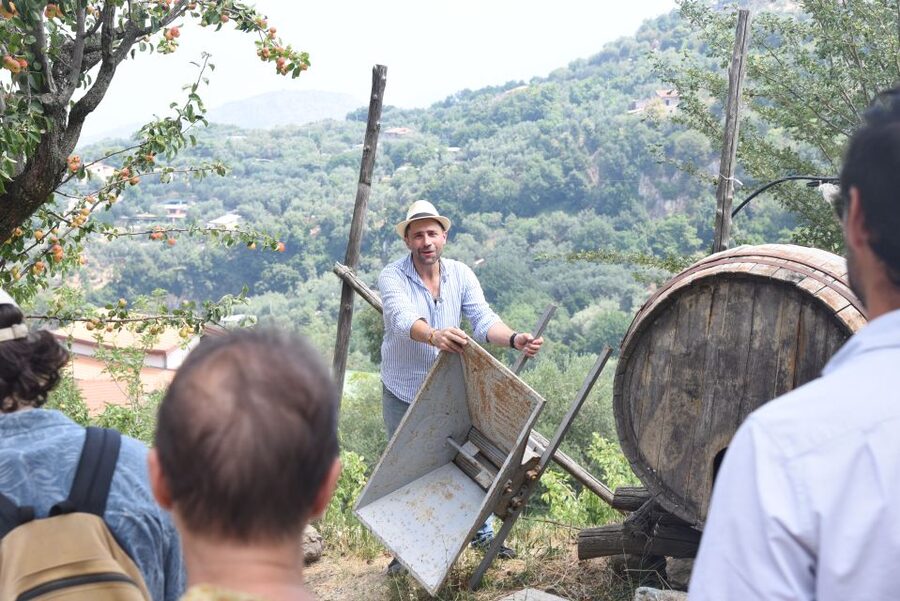 Sorrento: Farm Tour with Cheese Tasting & Pizza Making Class - The drive from central Sorrento to Primaluce