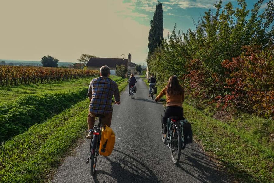 St. Emilion: Half Day E-Bike & Wine Tour with Wine & Cheese - The first ride: vineyards, views, and local stories