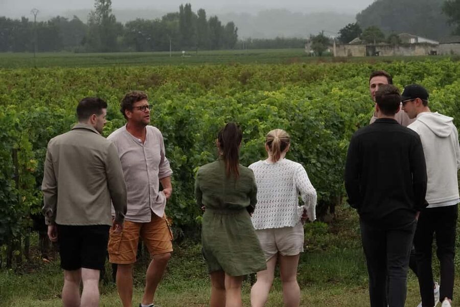 St. Emilion: Half Day E-Bike & Wine Tour with Wine & Cheese - The second ride and the Grand Cru stop