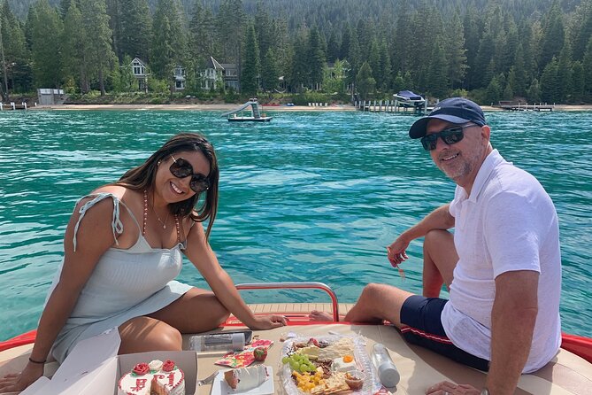 Sunset Wine & Cheese Emerald Bay Boat Charter - Why Emerald Bay works so well at sunset