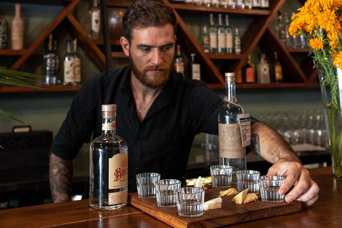 Tequila and Mezcal Tasting in Tulum with Cheese Pairing - Six glasses at Mamazul: what the tasting is really about