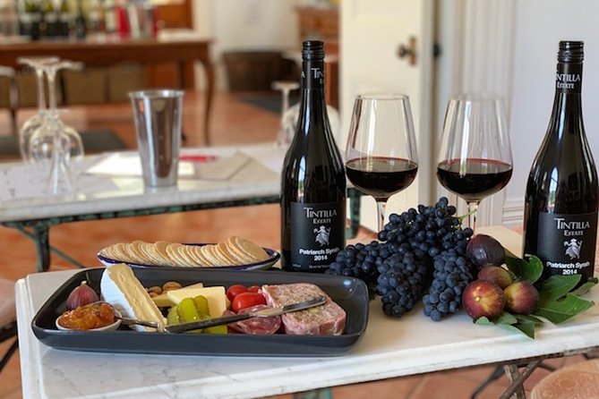 Tintilla Estate: Wine Tasting with a Meat and Cheese Platter - The platter is more than a token snack